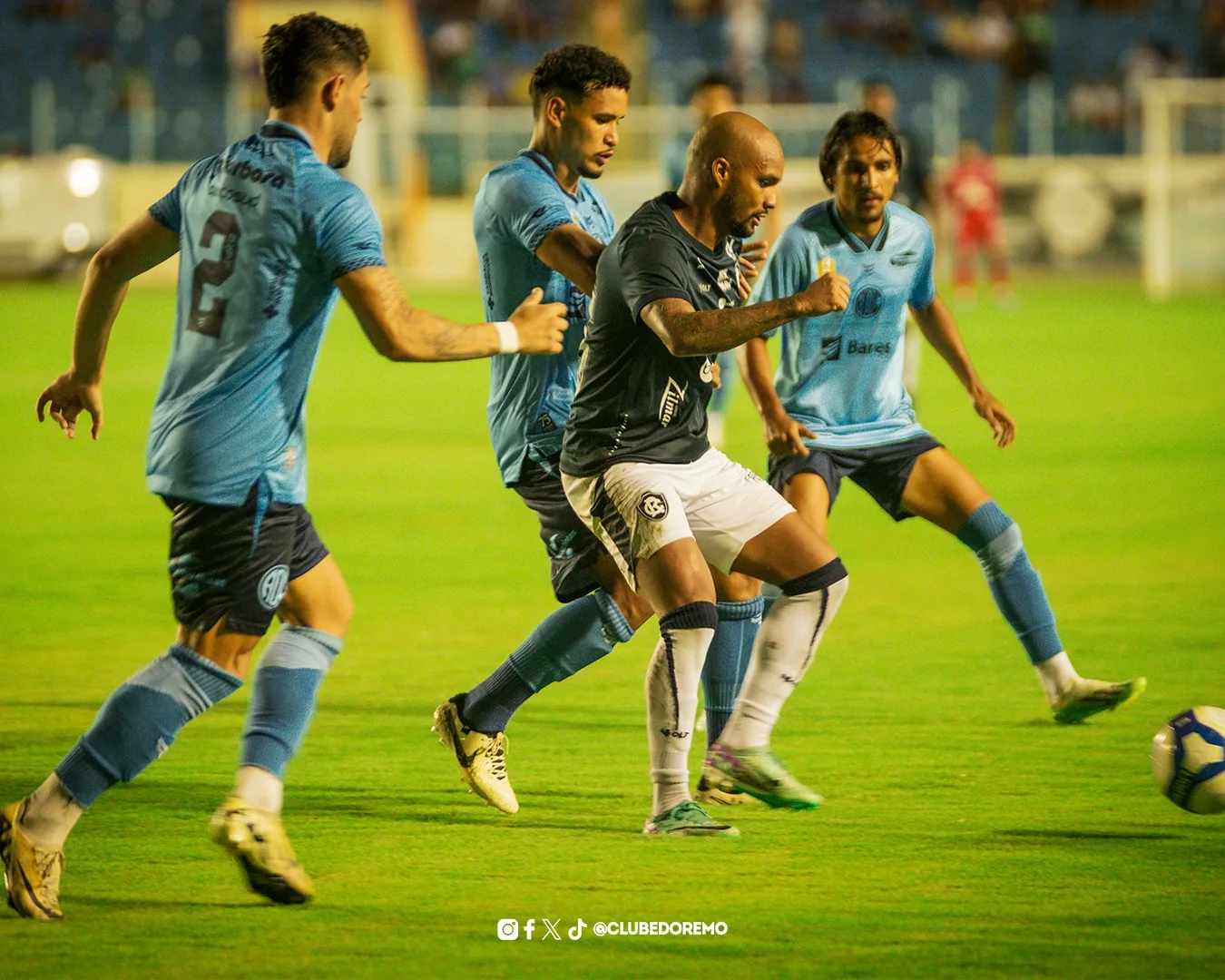 O Remo dominou o jogo contra o Confiança, mas abusou de perder gols. FOTO: SAMARA MIRANDA-REMO