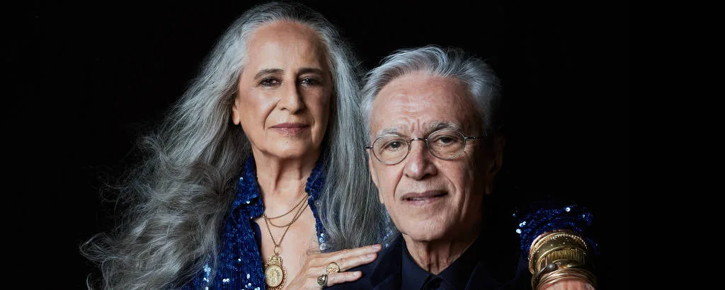 Carreiras de Caetano Veloso e Maria Bethânia convergem na turnê juntos após 46 anos