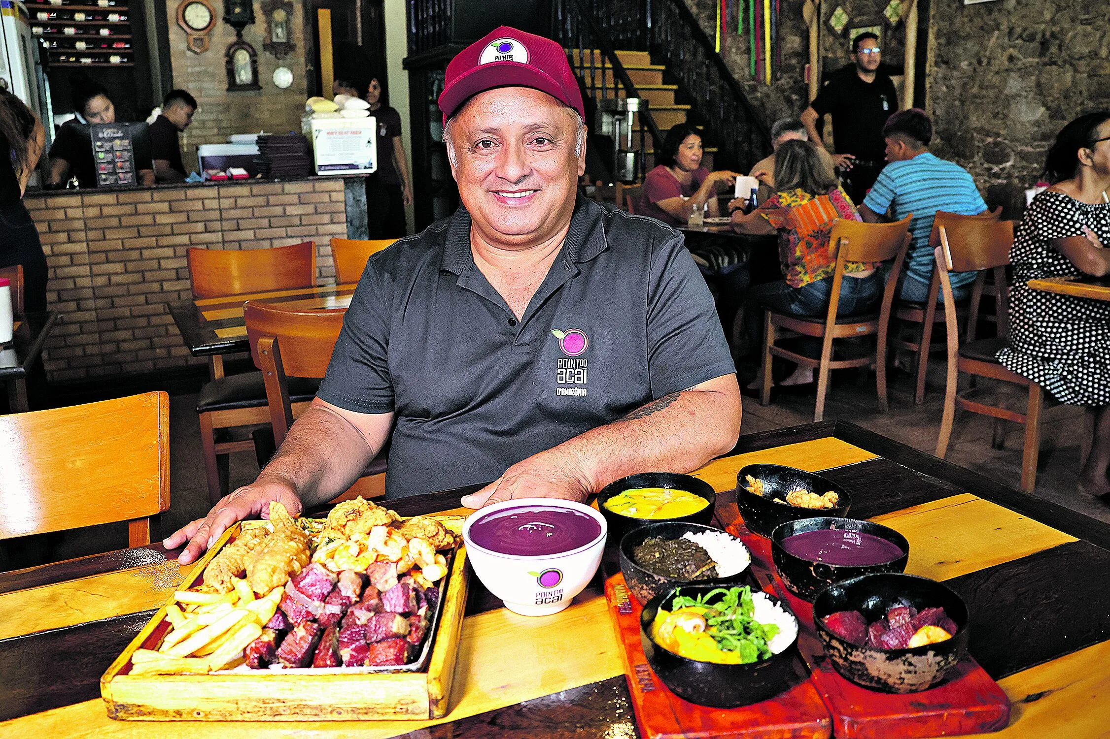 O proprietário do Restaurante Point do Açaí, Nazareno Alves, comenta que as expectativas sobre o movimento no espaço são positivas