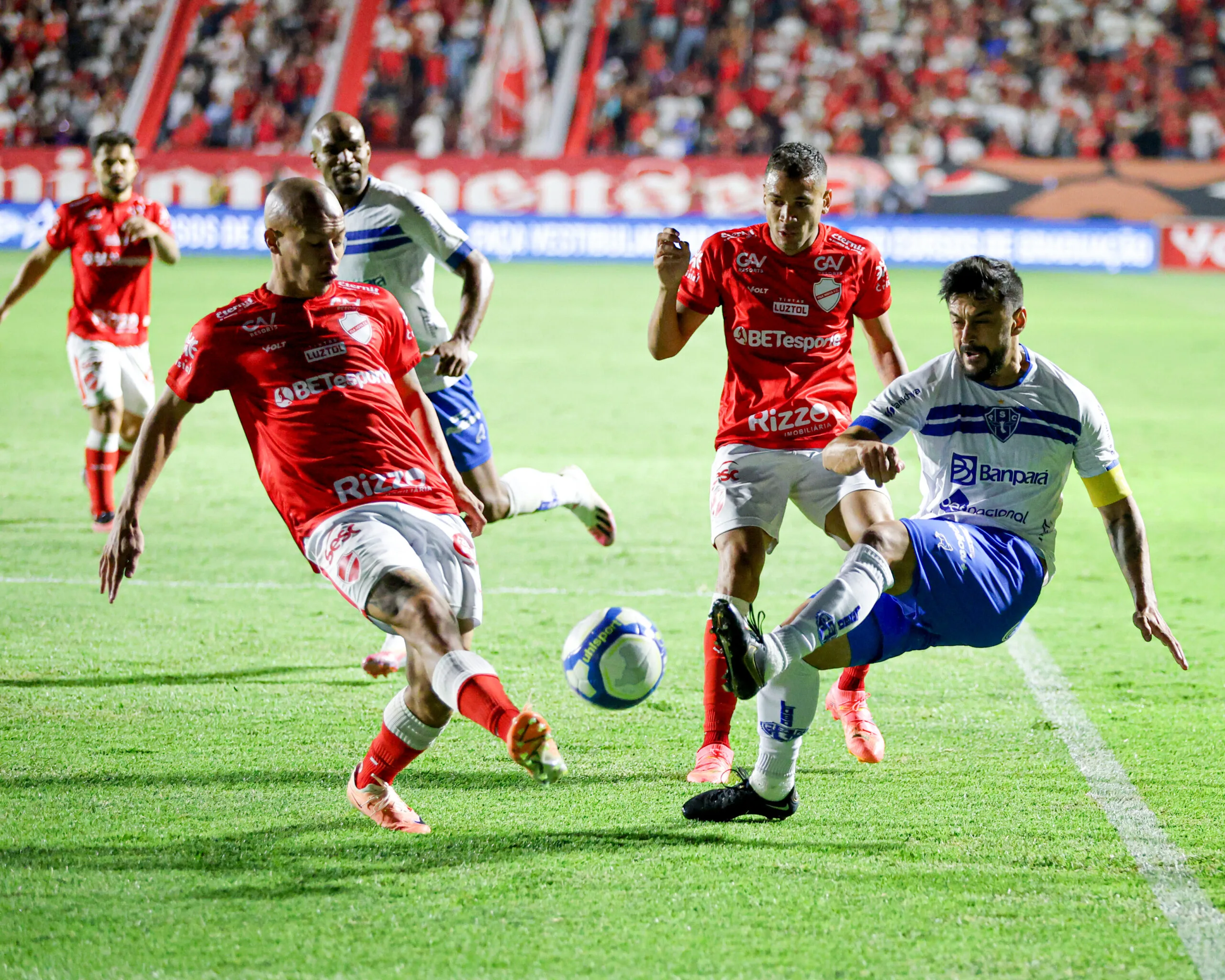 Time bicolor fechou o 1º turno com mais um empate, o nono na Série B - Foto: Jorge Luis Totti/PSC