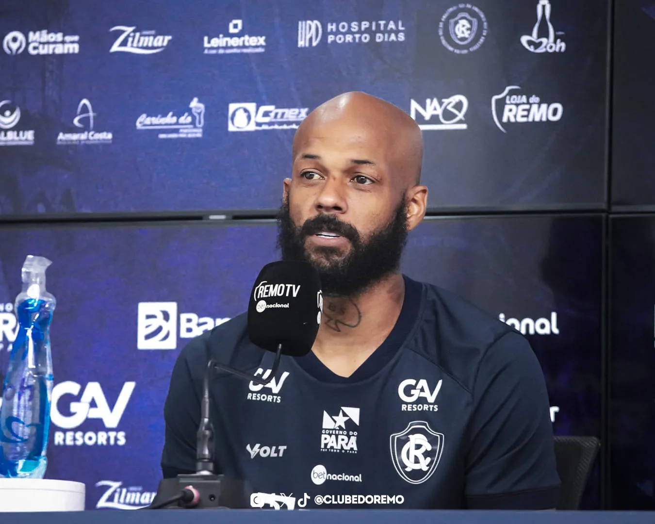 Bruno Silva pode estrear na partida de hoje com a camisa azulina FOTO: samara miranda / remo