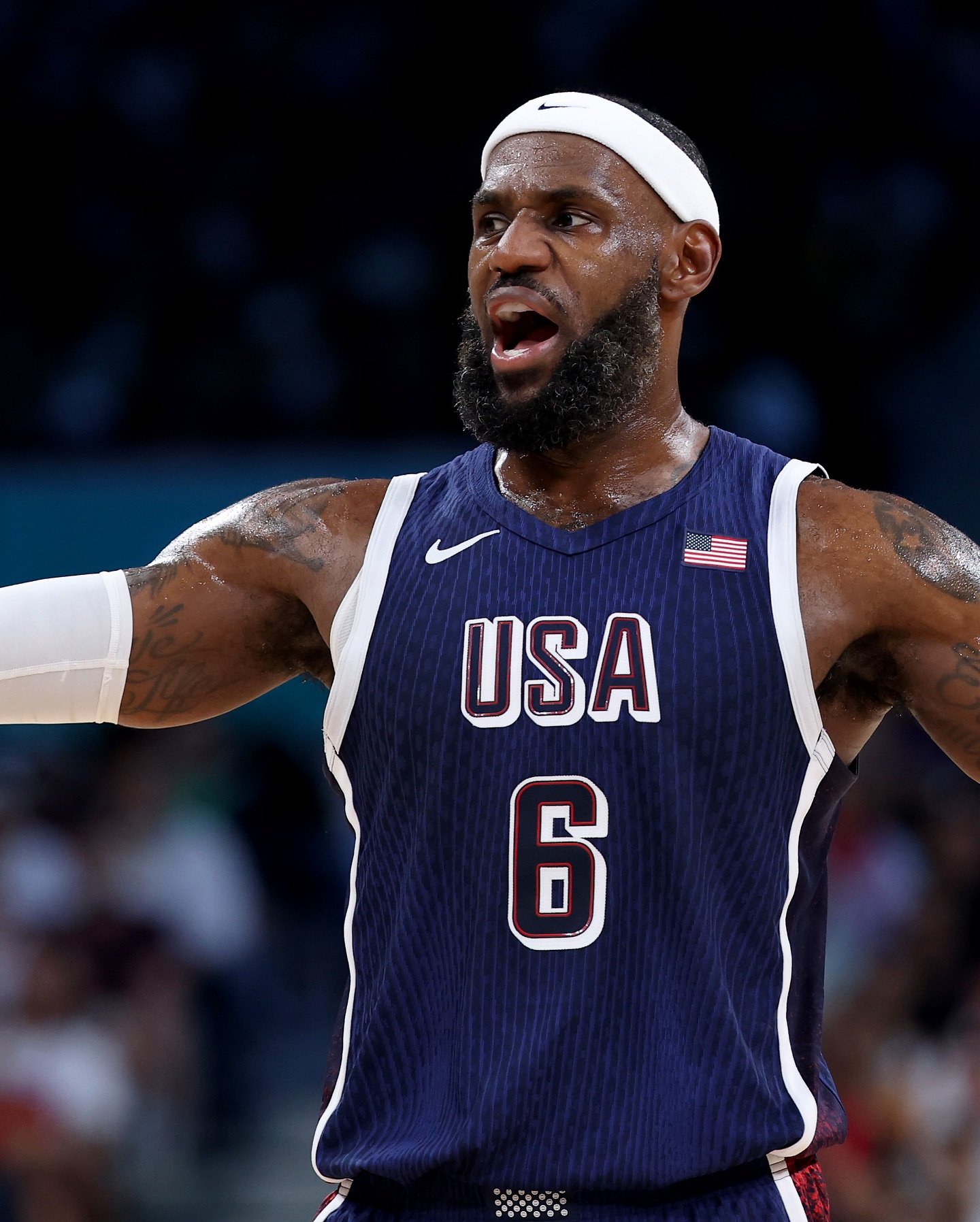 Estrela do time de basquete dos Estados Unidos nas Olimpíadas de Paris, LeBron James disse ter assistido a todos os jogos do Brasil. As equipes vão se enfrentar nas quartas de final.